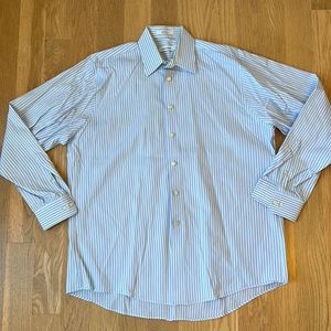 Light Blue and White Dress Shirt